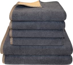 Dyckhoff Handtuch Set Golden Shades Rhomb | Grau