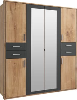 Wimex Drehtürenschrank Vegas | Braun