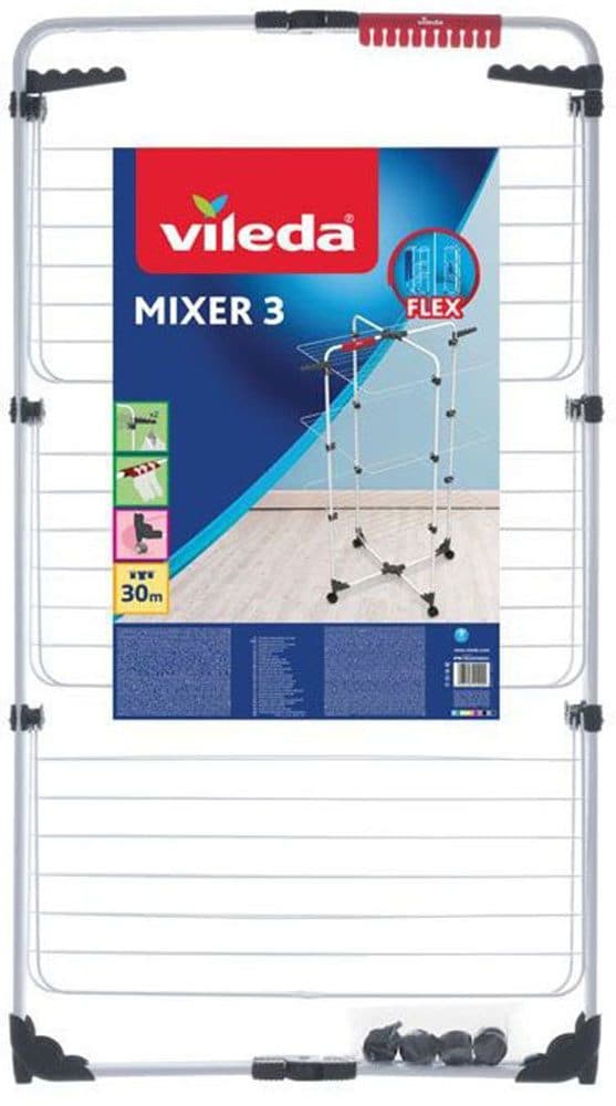 Vileda MIXER 3 Turmwäscheständer | Weiß