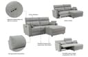INOSIGN Ecksofa JENNA | Grau 3