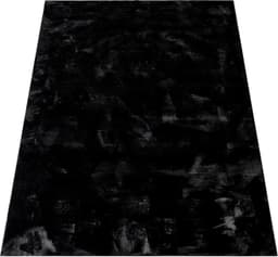 Paco Home Soft 380 Kunstfellteppich | Schwarz