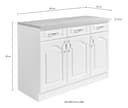 wiho Küchen Unterschrank Linz | Weiß 4