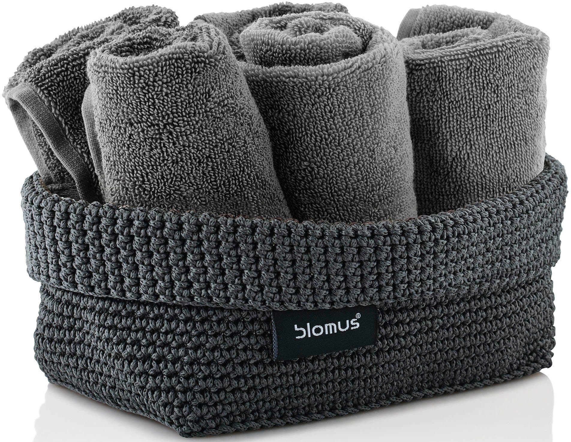 blomus Häkelkorb TELA | Schwarz