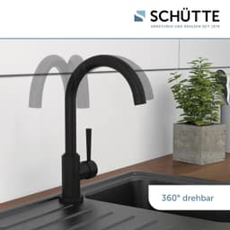 Schütte Spültischarmatur CORNWALL | Schwarz