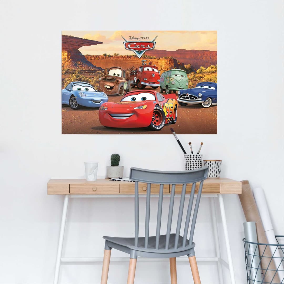 Reinders! Poster Disney's Cars Charaktere | Mehrfarbig