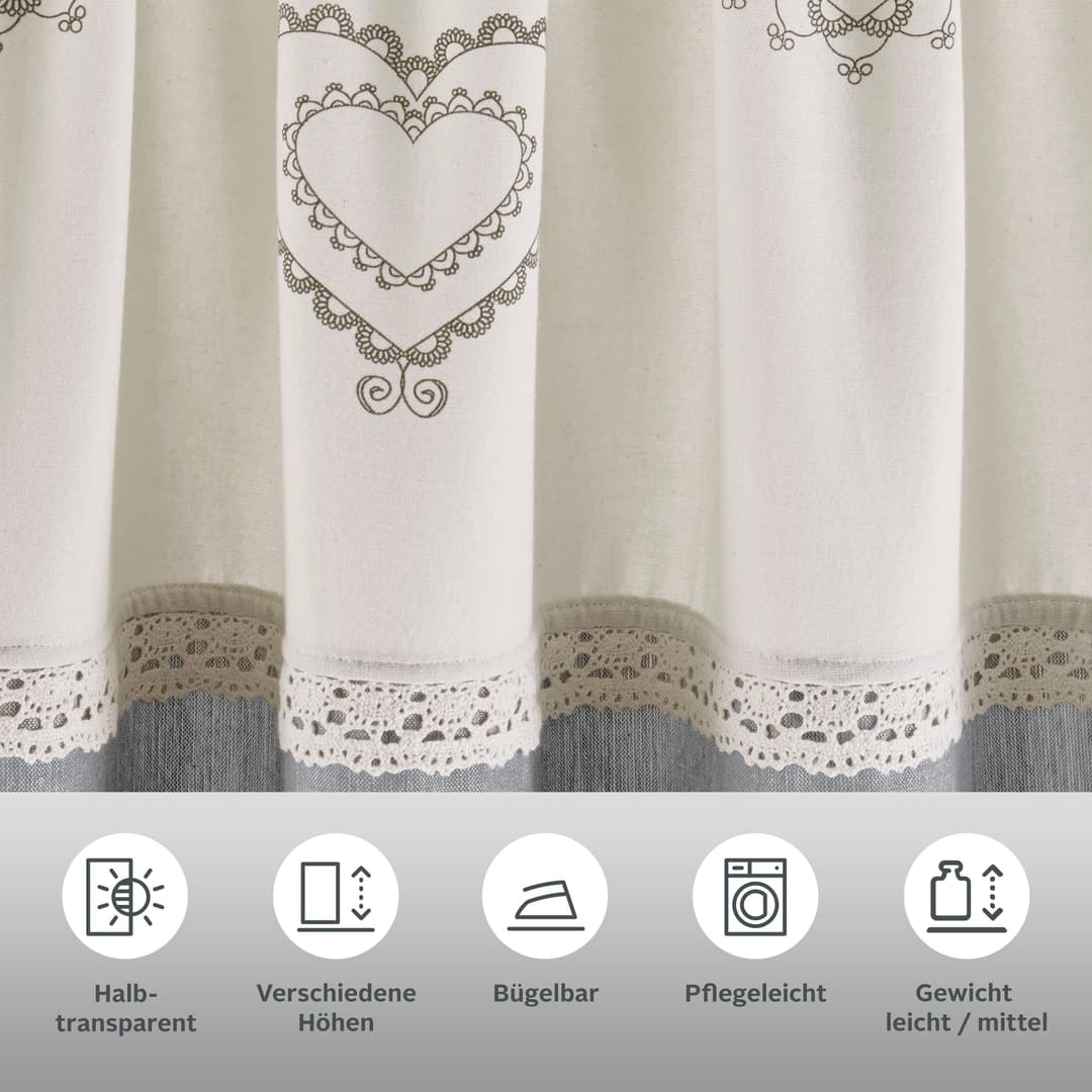 OTTO home Gardine Louis | Grau