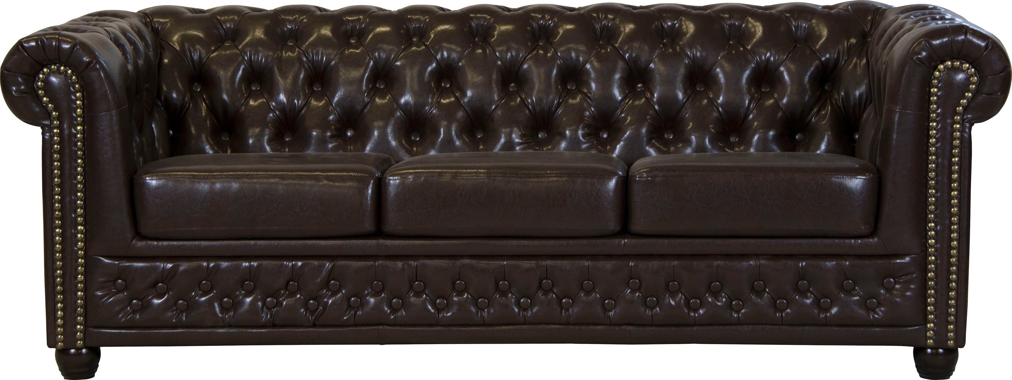 Home affaire Chesterfield-Sofa Rysum | Braun