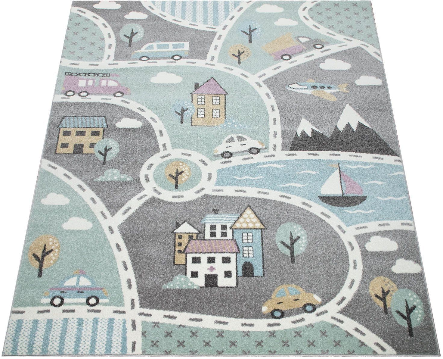 Paco Home Kinderteppich Capri 318 | Grün
