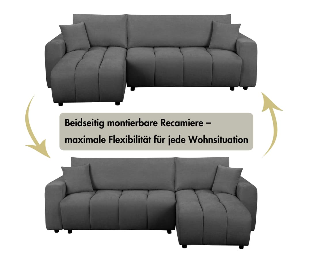 OTTO home Ecksofa YLVAA L-Form, 241 cm - OTTO. Verlässliche Qualität.