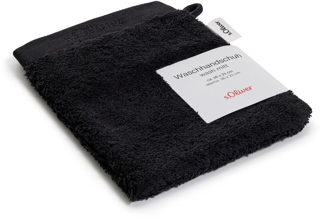 s.Oliver Waschhandschuh | Schwarz