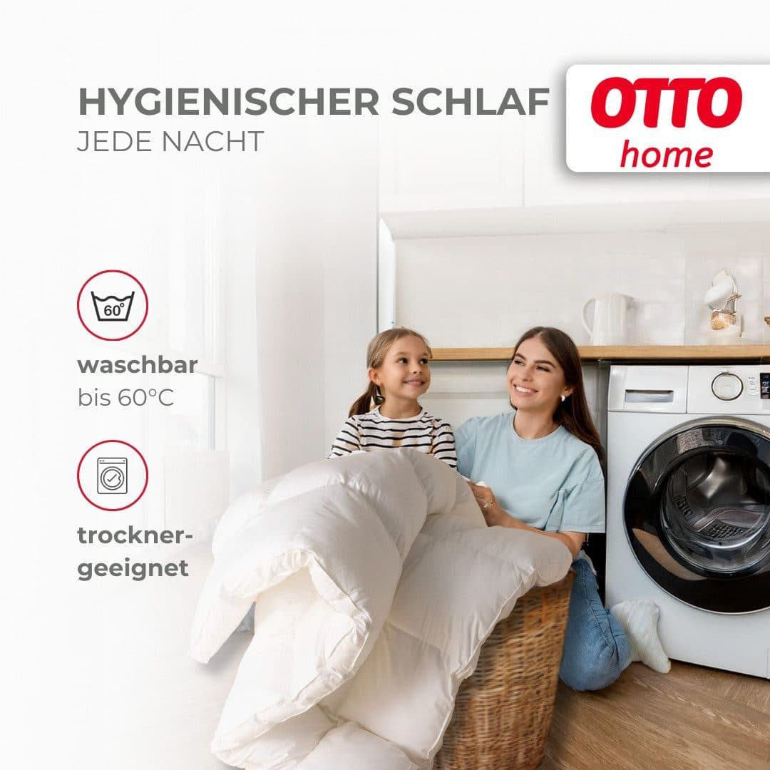 OTTO home Microfaserbettdecke Baca | Weiß