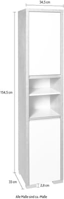 Schildmeyer Hochschrank Bello | Mehrfarbig 2