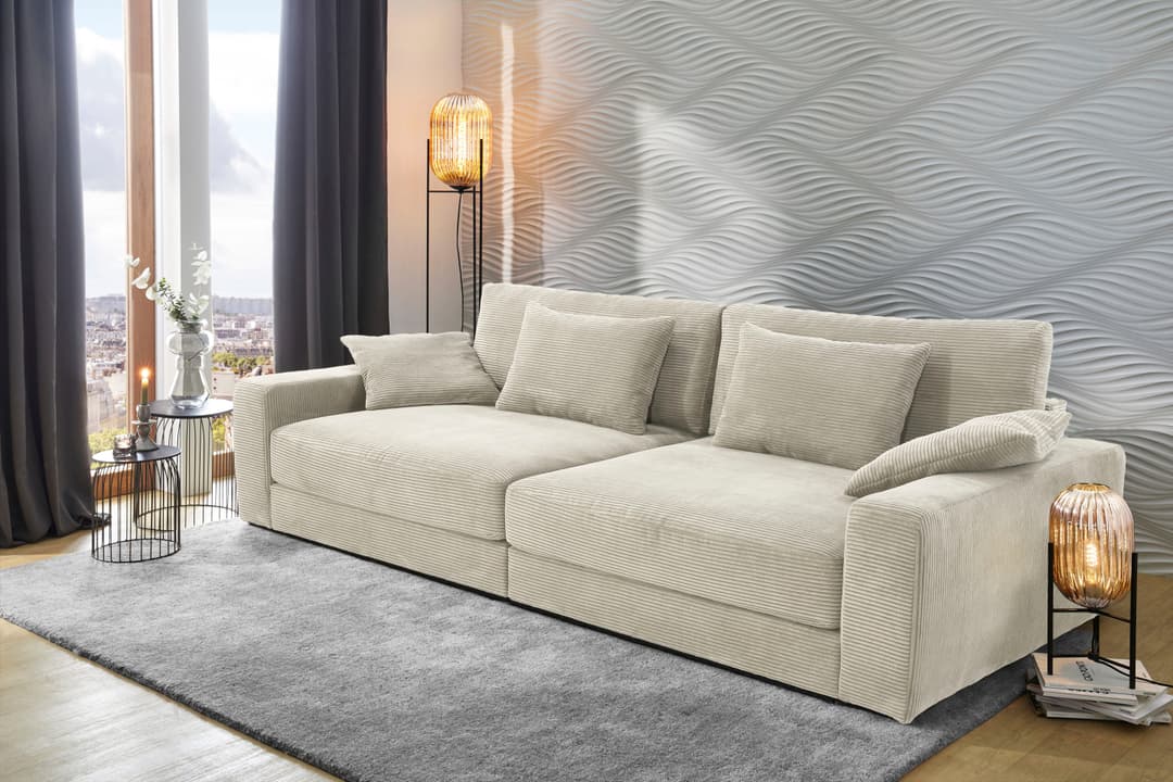 Jockenhöfer Gruppe Big-Sofa Milano XXL | Beige