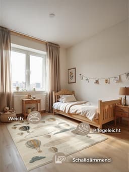 HANSE Home Kinderteppich Hot Air Ballon | Mehrfarbig