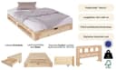 OTTO home Palettenbett ALASCO | Holztöne 2