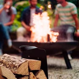Siena Garden Feuerschale XXL | Schwarz