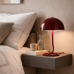 OTTO home Tischleuchte Charlett | Rot