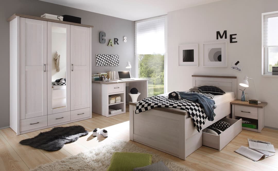Begabino Jugendzimmer-Set Luca | Mehrfarbig
