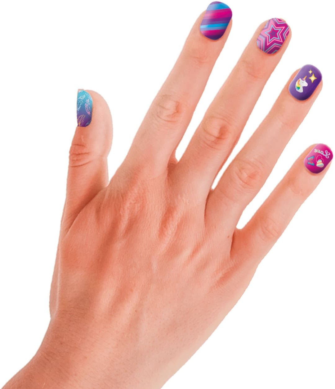 Clementoni® Kreativset Crazy Chic, Fluoreszierende Nägel | Mehrfarbig