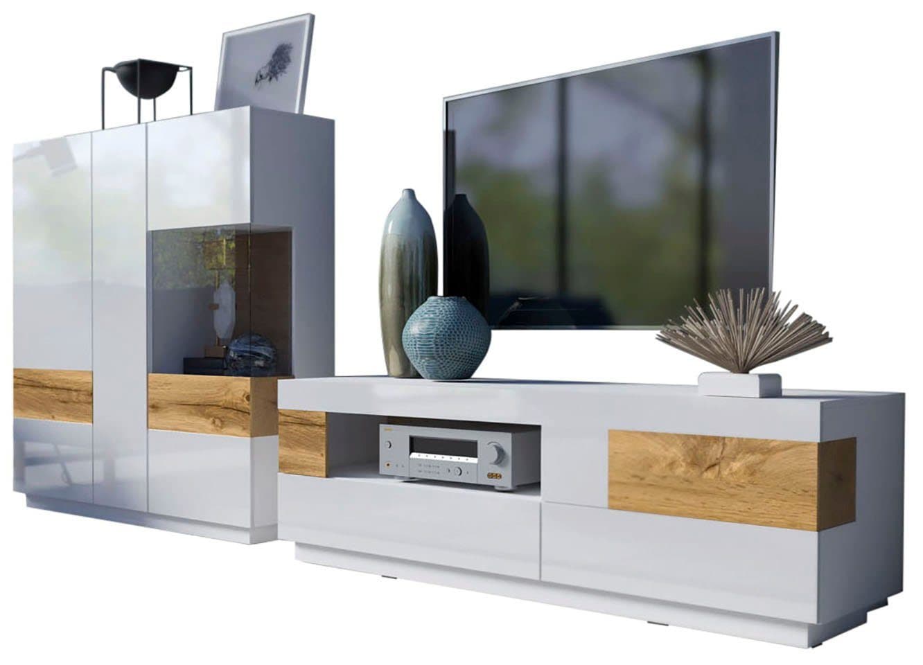 OTTO home Wohnwand SILKE | Mehrfarbig