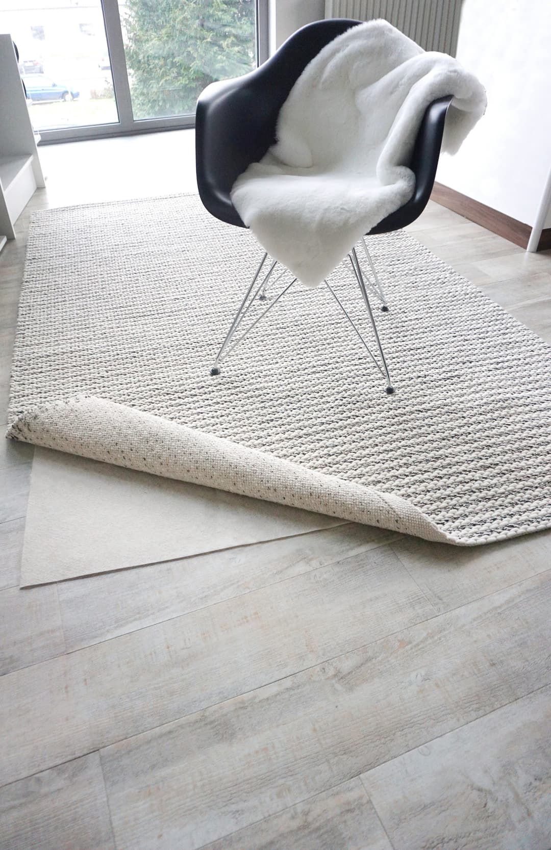 SCHÖNER WOHNEN-Kollektion Teppich Unterlage Vlies | Weiß