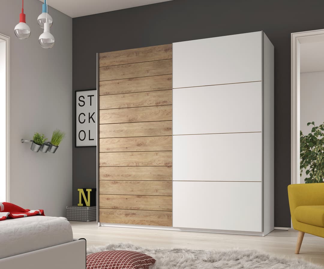 Home affaire Schiebetürenschrank Galaxy | Holztöne