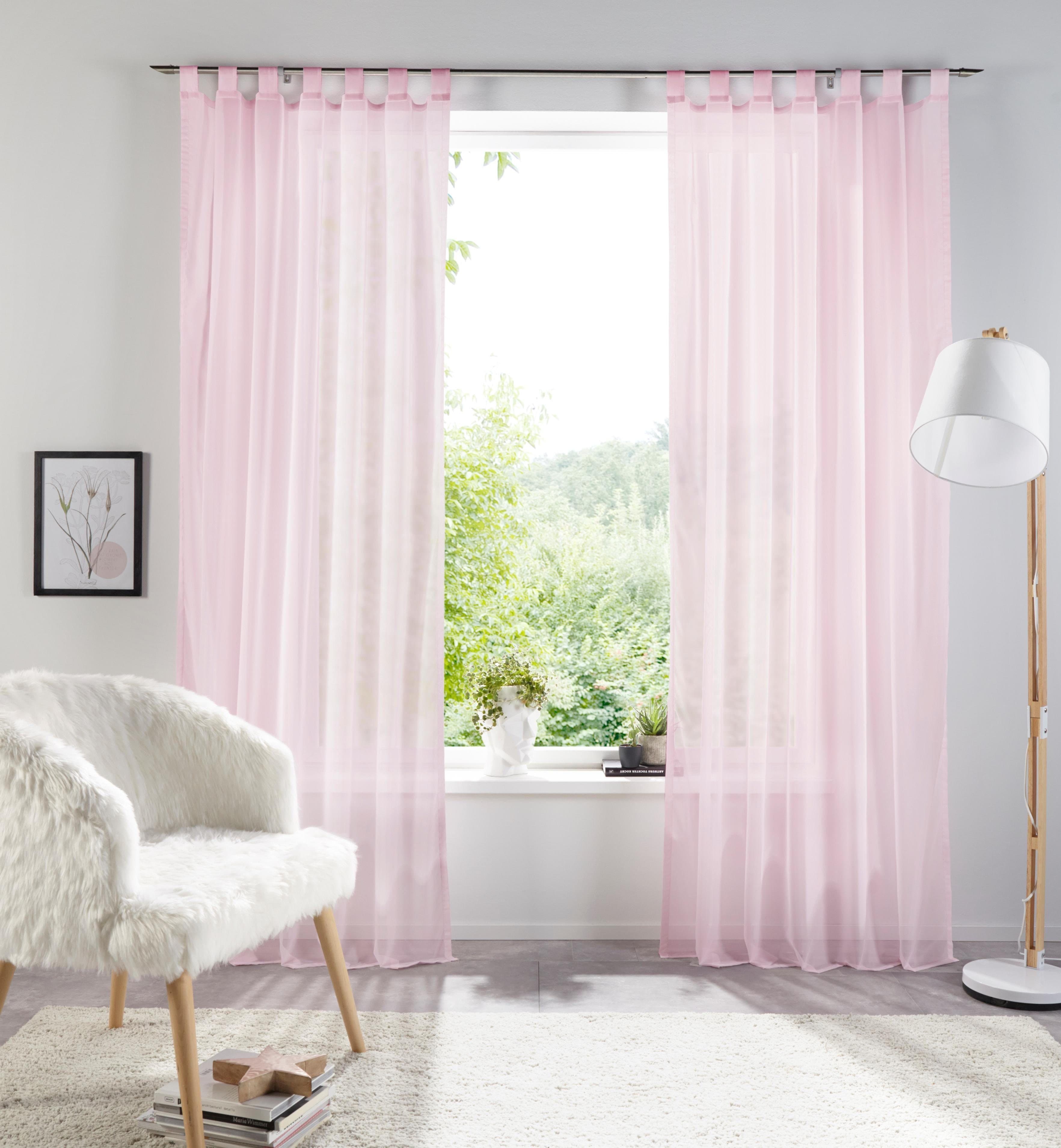 OTTO home Gardine XANA | Rosa