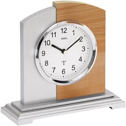 AMS Funktischuhr F5146 | Braun