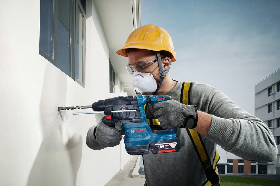 Bosch Professional Akku-Bohrhammer GBH 18V-22 | Blau