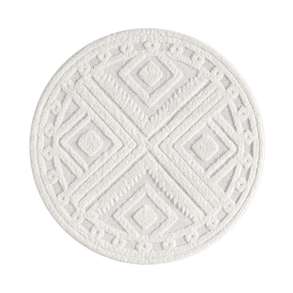 Carpet City FOCUS777 Hochflor-Teppich | Weiß
