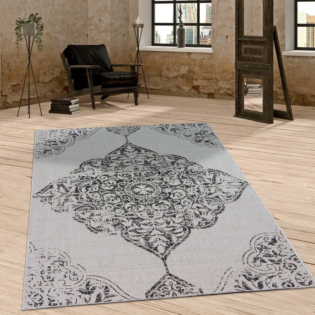 Paco Home Teppich Coco 202 | Grau