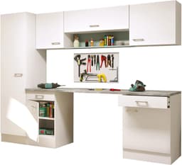 Flex-Well Mehrzweckschrank-Set LUCCA | Weiß