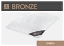 SPESSARTTRAUM Baumwollkissen Bronze | Weiß 2