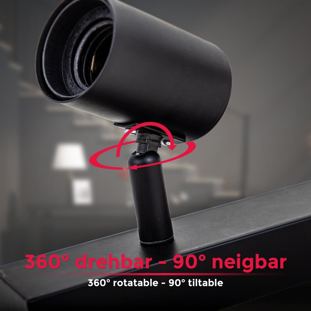 B.K.Licht LED Deckenspots | Schwarz