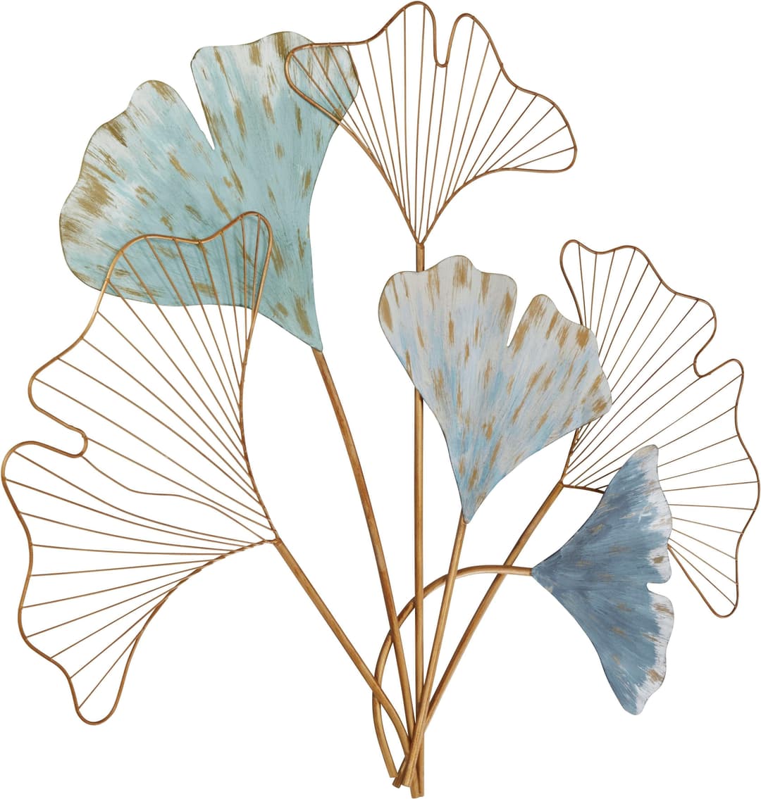 HOFMANN LIVING AND MORE Wanddekoobjekt Gingko | Gold