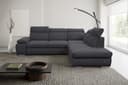 WERK2 Ecksofa Alicante Cord | Grau
