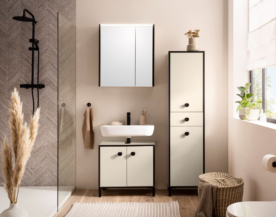 Schildmeyer Spiegelschrank Edda | Beige