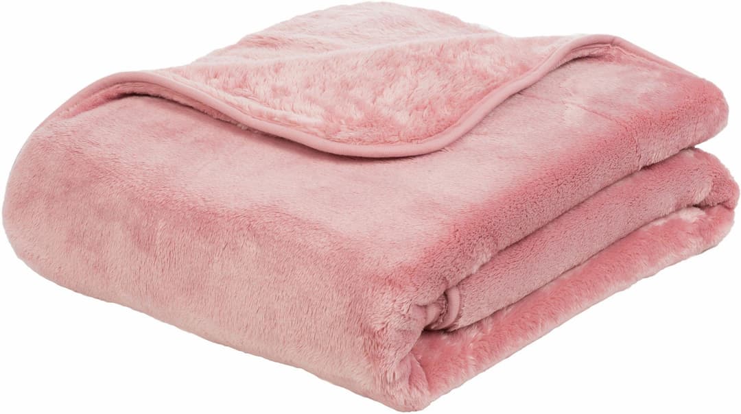 Wohndecke Premium Cashmere Feeling | Rosa