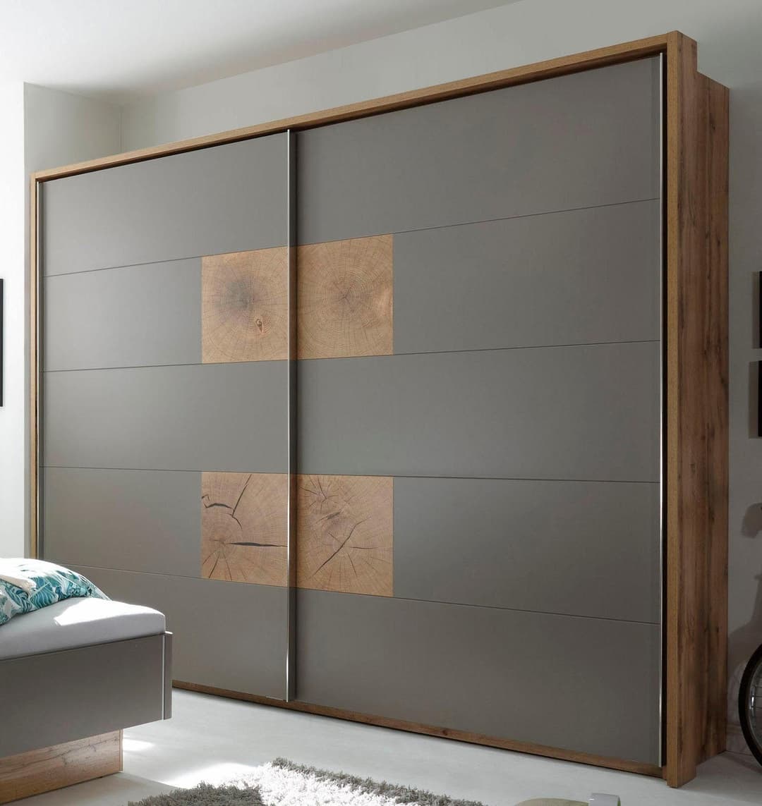 Schlafkontor Schwebetürenschrank Capri | Holztöne