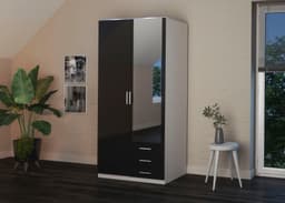 priess Kleiderschrank Amsterdam | Schwarz