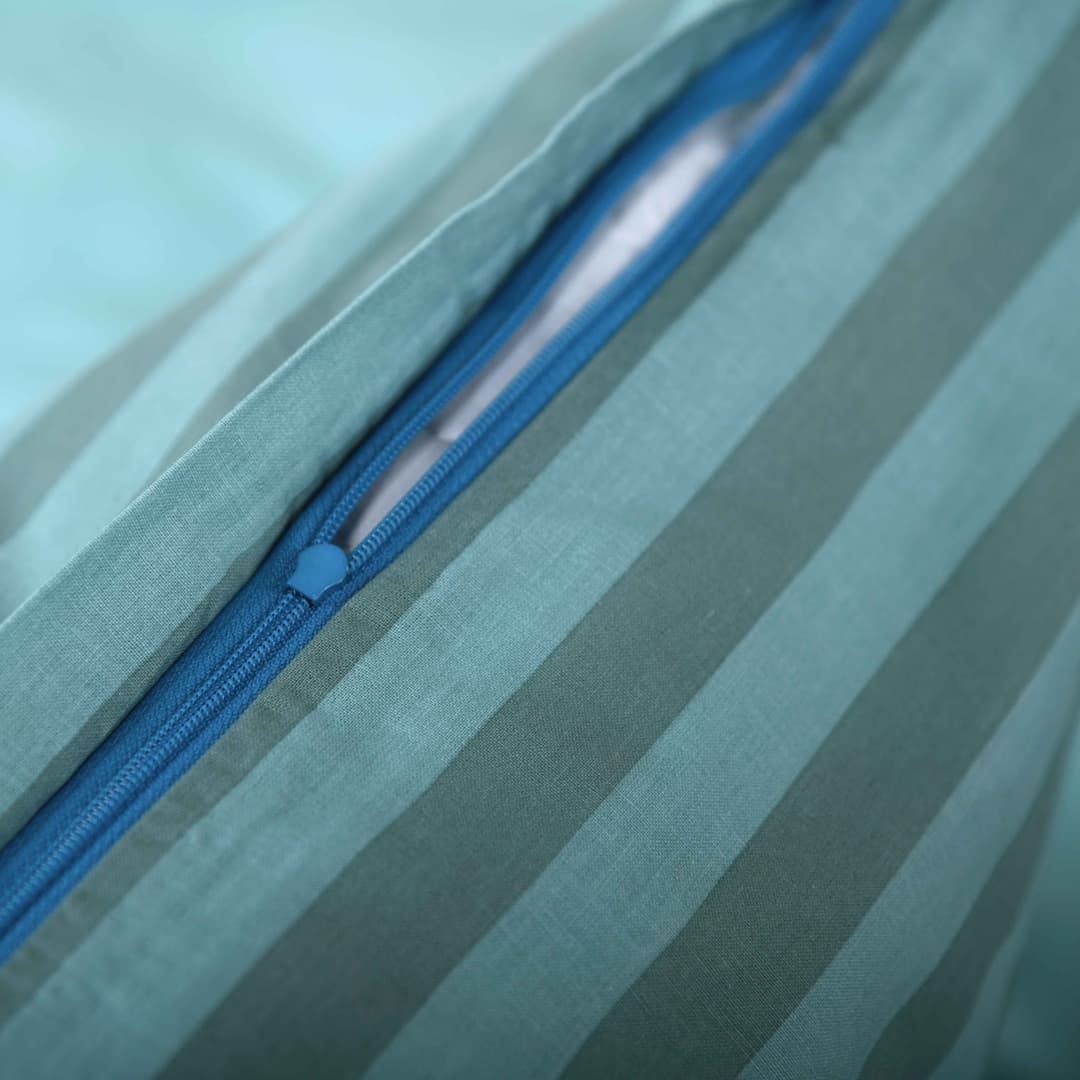 TOM TAILOR HOME MEDIUM STRIPES Bettwäsche | Grün