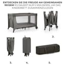 Kinderkraft JOY 2 Reisebett | Grau 3