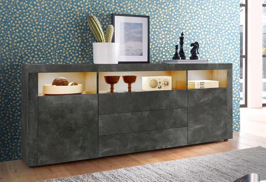 borchardt Möbel Sideboard Santa Fe | Grau