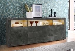 borchardt Möbel Sideboard Santa Fe | Grau