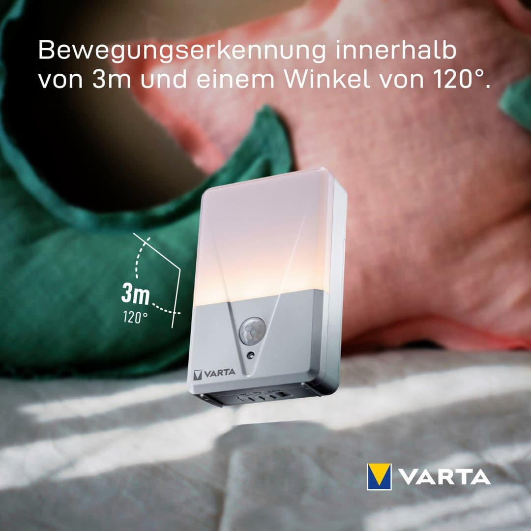 VARTA Motion Sensor Nachtlicht Set | Weiß