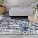ELLE DECORATION Teppich Malard | Blau