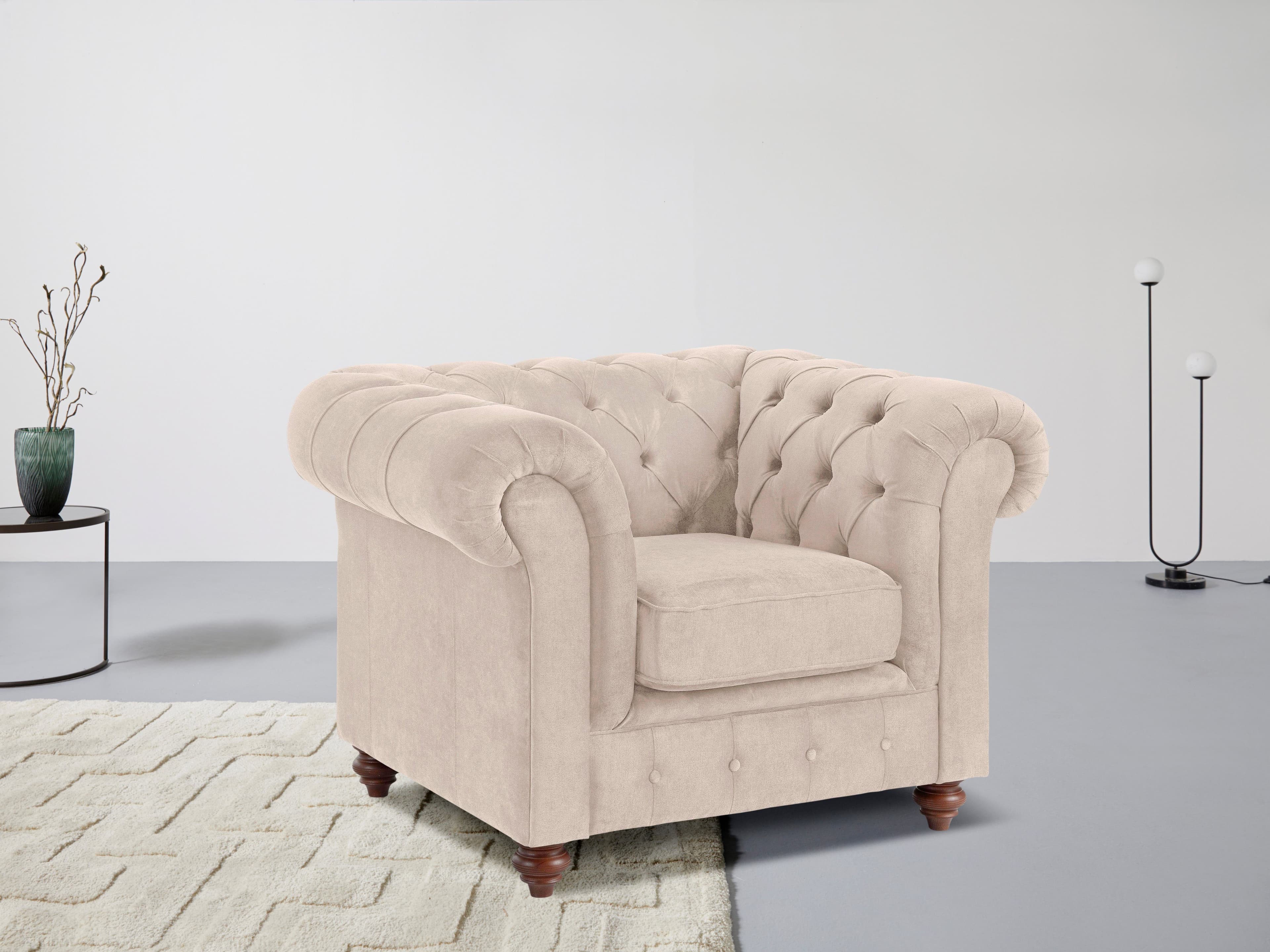 Home affaire Sessel Chesterfield | Beige