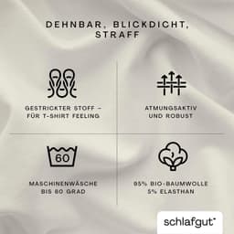 Schlafgut Spannbettlaken PURE | Gelb