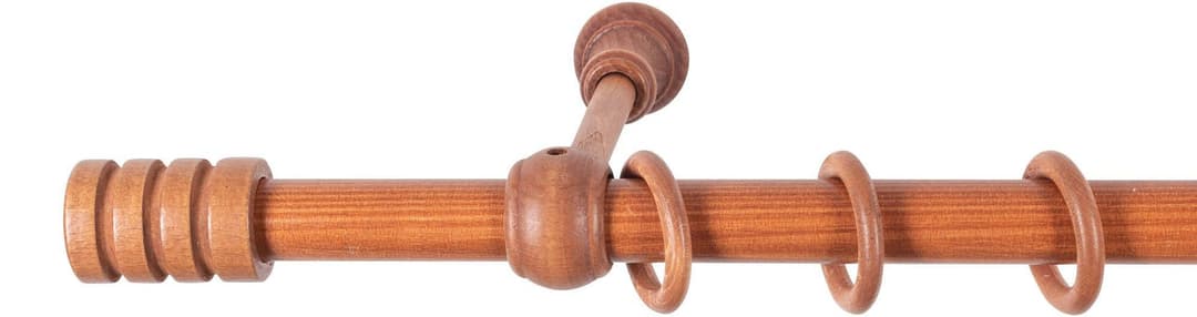 SN DECO GROUP Gardinenstange Pisa | Holztöne