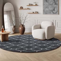 Sanat Teppich Boho 8202 | Schwarz